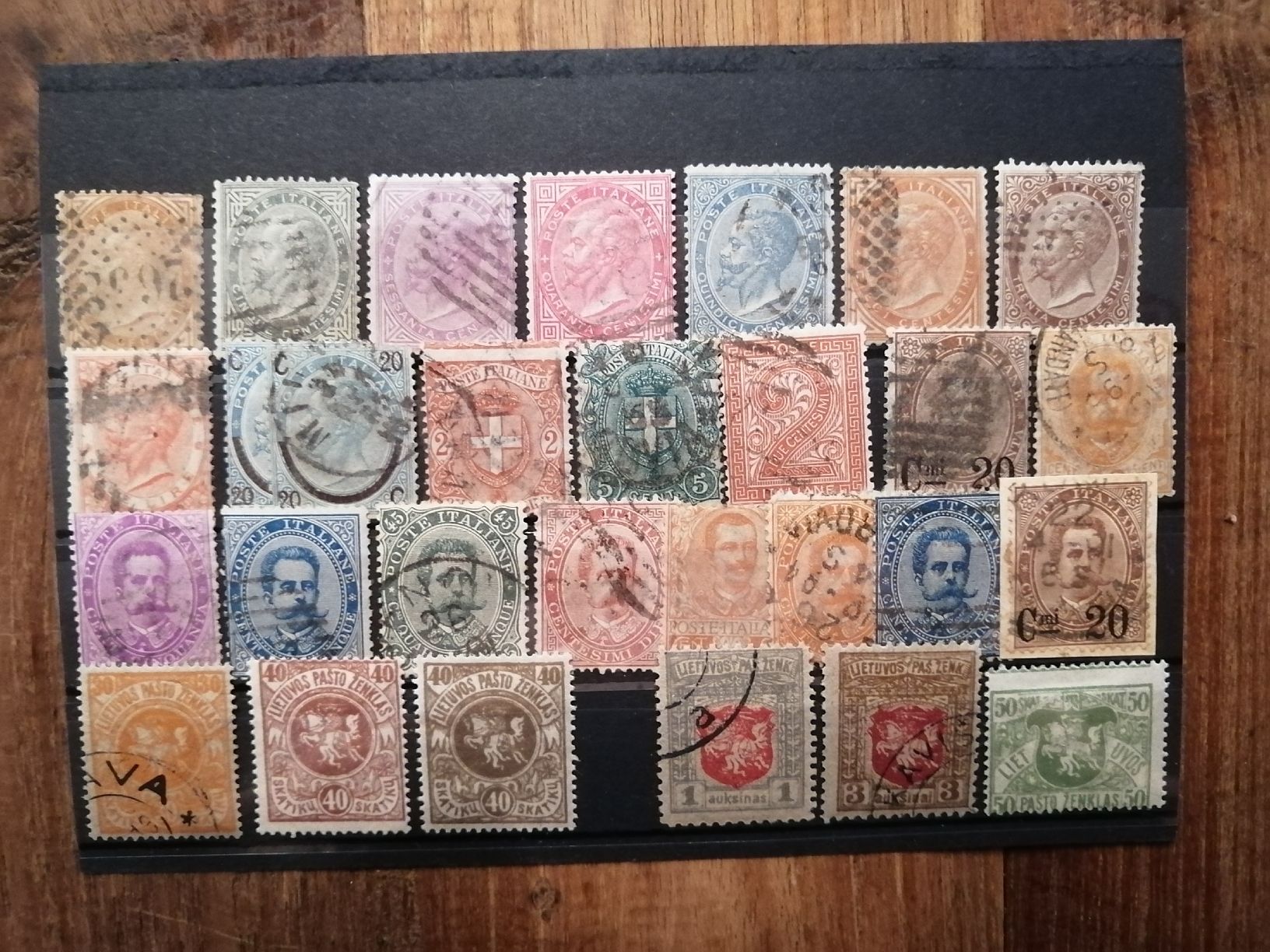 Alle Briefmarken: 28mal Alt Italien  – Gebraucht aus Happerswil von tschergi
