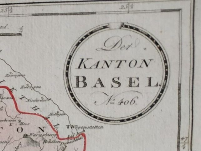 Landkarten & Atlanten: Basel - "BASEL"  - Reilly - 1790 – Gebraucht aus Sorengo von 74in 2