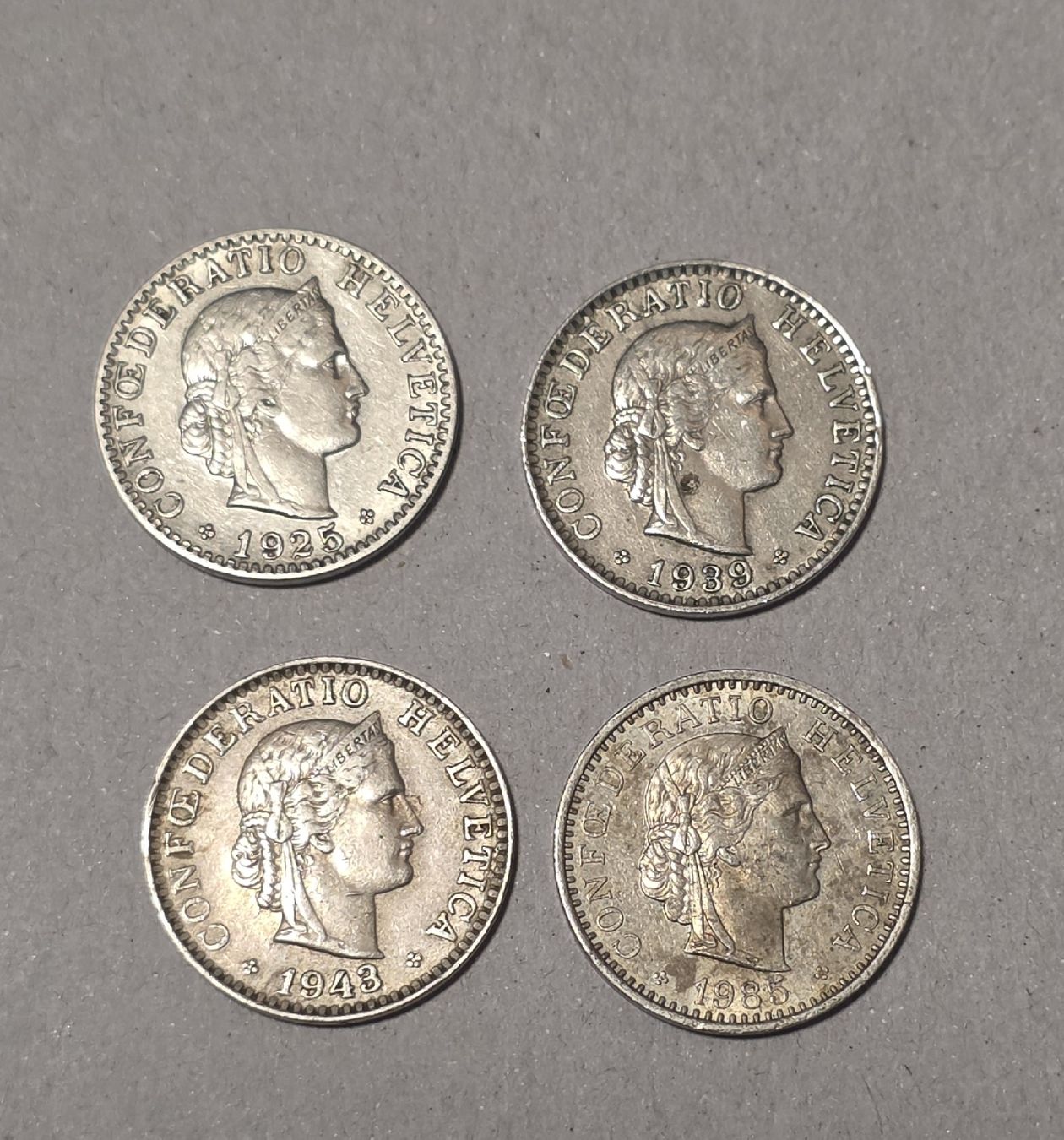 Tutti le monete: Collection de monnaie en argent dès 1909 – Usato da Saxonne (Ayent) venduto da Dino192 8