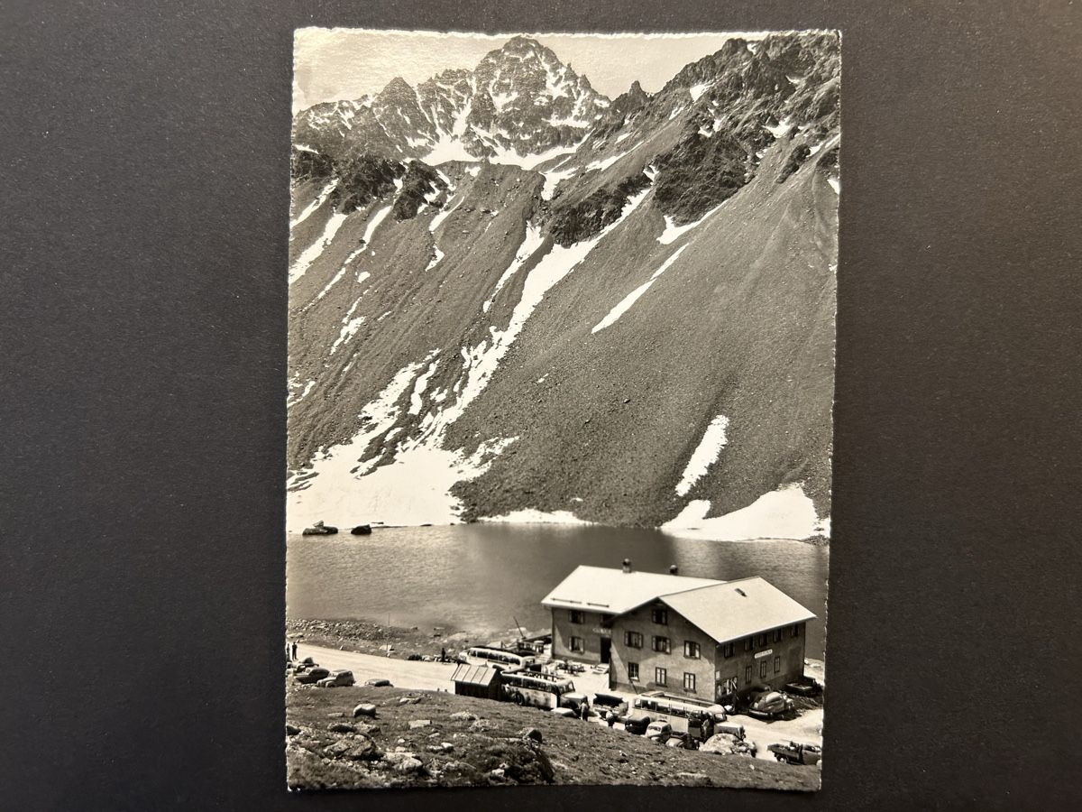 Ansichtskarten: Flüelapass Davos Postauto – Gebraucht aus Fanas von Alessio11