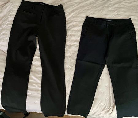 Tommy Hilfiger Hose Stretch Slim Crop Schwarz Grösse 10