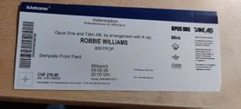 Robbie Williams Konzert Billette