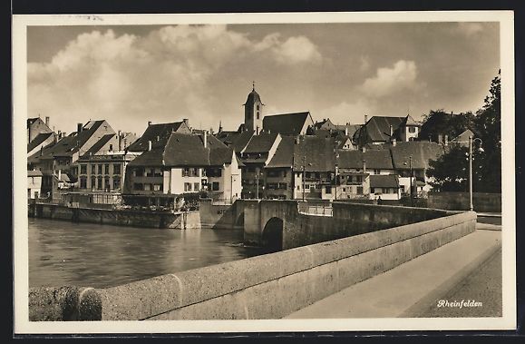 Cartoline postali: AK Rheinfelden, Ortsansicht, 1929 – Usato da Berlin venduto da bartko-reher