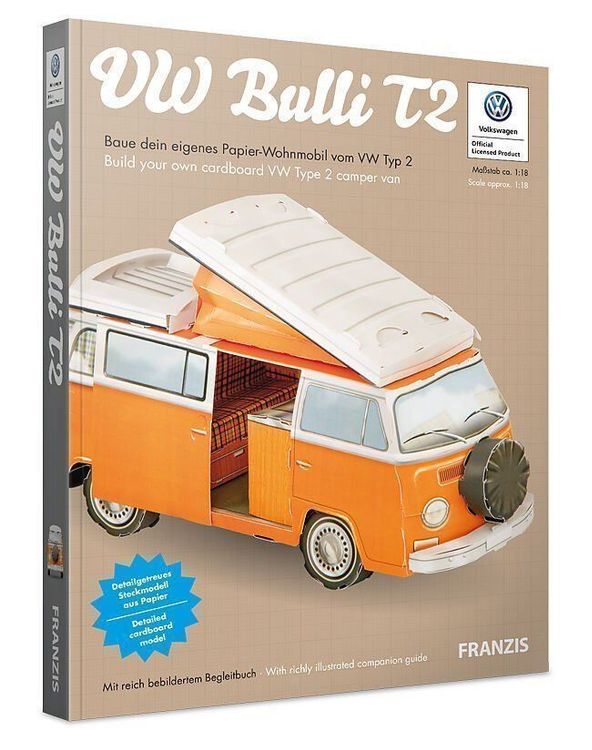 Kerstkalender Voor Volwassenen Franzis VW Bulli T1 Adventskalender – Bouw Een Iconisch Busje In 24 Dagen | Schaal 1:43 1:43 Model Adventskalender