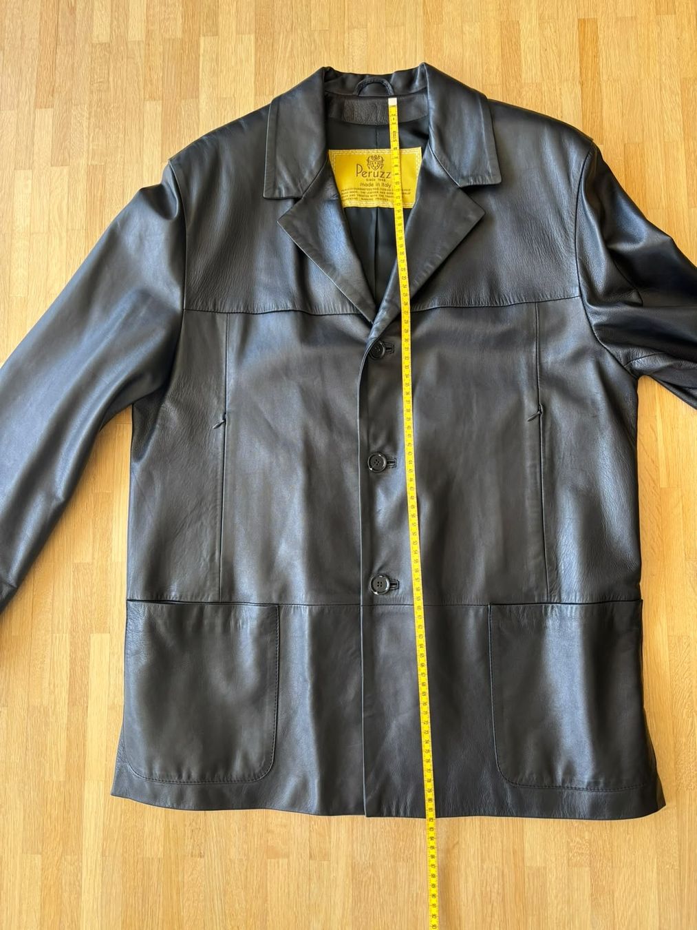 Giacche: Peruzzi VIntage Lederjacke schwarz, Grösse L – Usato da Kriens venduto da Na_Ro