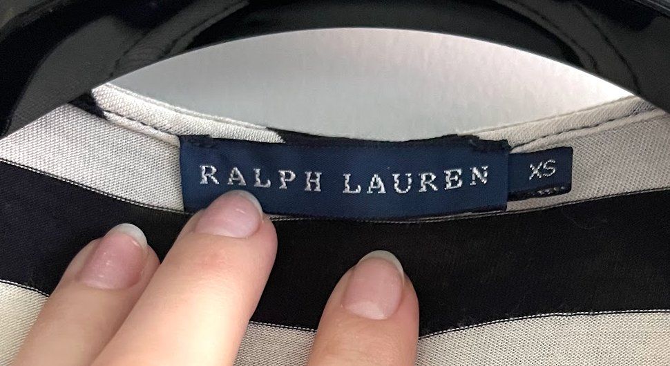 Ralph Lauren Camicette: Ralph Lauren blue label striped blouse – Usato da Zürich venduto da aliiix 2