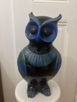 Statue de hibou en bois sculptée à la main