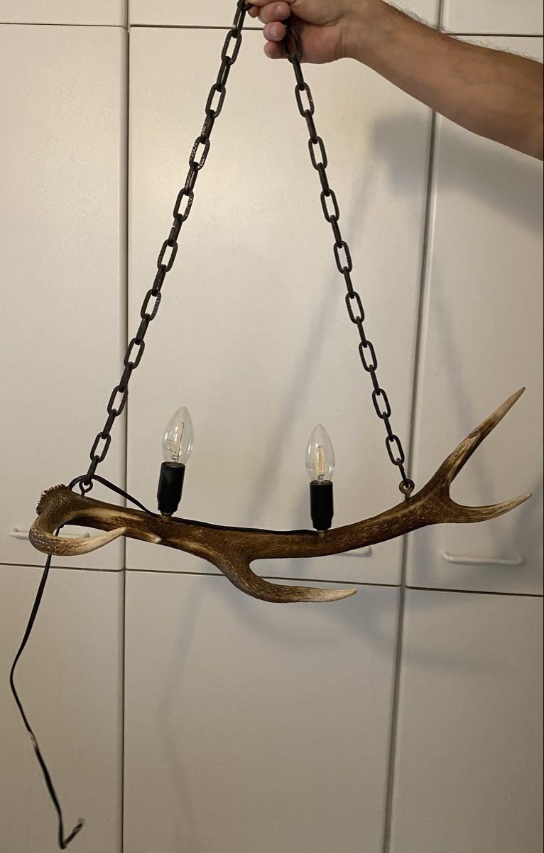 Lampadari & plafoniere: Pendelleuchte aus Hirschgeweih – Usato da Rheinfelden venduto da Tigerlilli