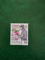 Helvetia Briefmarke, 50 Rappen, + 50 1987, Top Zustand!