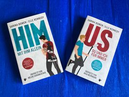 HIM - Mit ihm allein / US - Du und ich für immer -> 2 Bücher