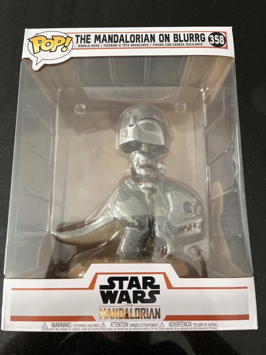 Funko Statuette: Funko Pop Star Wars Mandalorian on Blurrg 358 – Usato da Yverdon-les-Bains venduto da vin_95zk