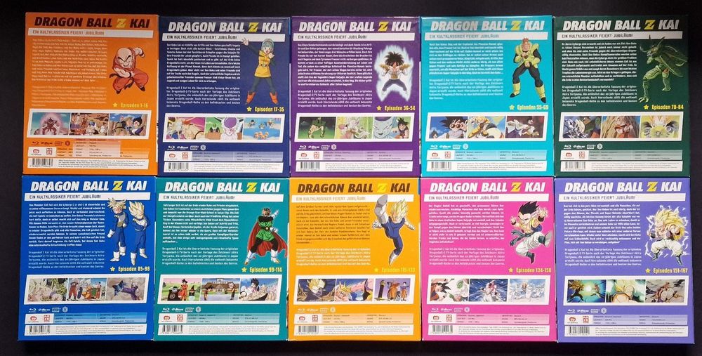 Anime Dragon Ball Z Kai Bluray Deutsch Komplett 110 Top Kaufen auf Ricardo