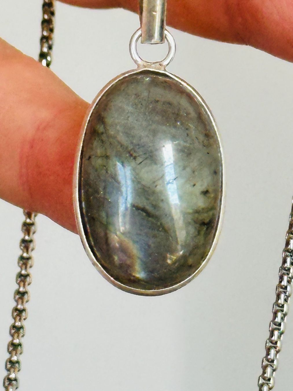 Catenine: Labradorite necklace – Nuovo e nell'imballaggio originale da Genève venduto da AGBERG 8
