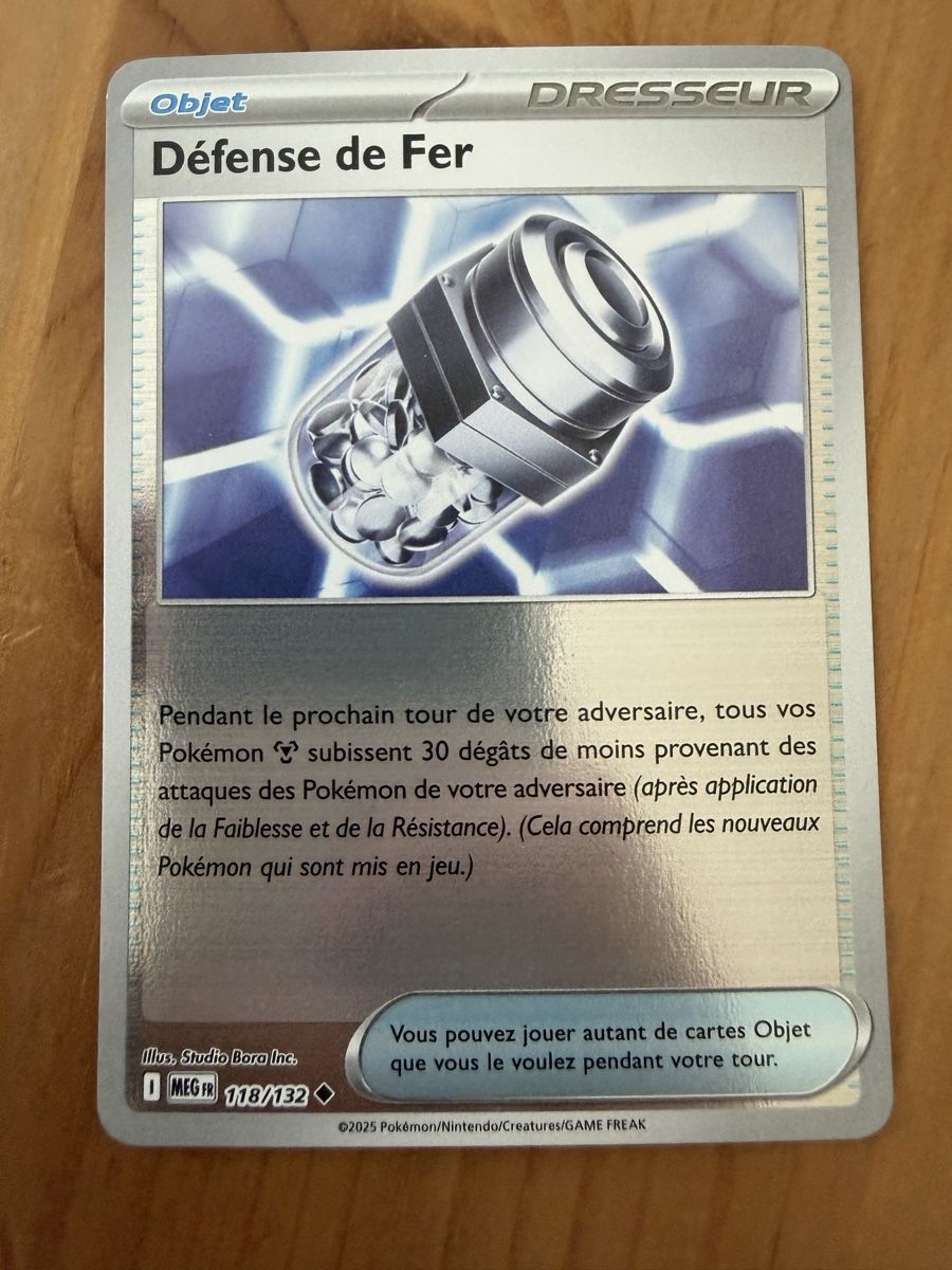 Pokémon Carte collezionabili: Défense de Fer (MEG118) – Nuovo (secondo la descrizione) da Vevey venduto da Matx