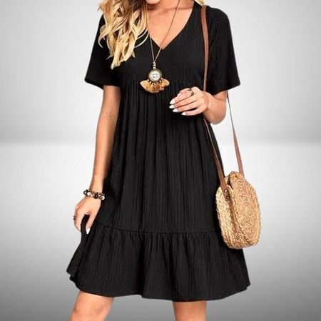 🖤 Lässige Sommer Vibes Tunika Kleid 🌞💫