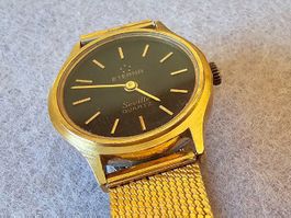 ETERNA Seville  Swiss Made Vergoldet Elegante Damenuhr 25mm