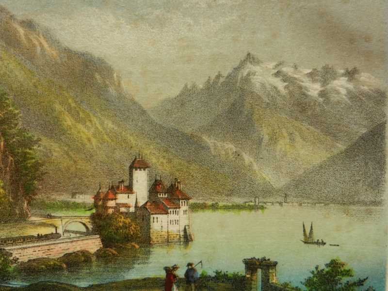 Incisioni: Chillon Lac Leman – Usato da Risch venduto da Rischli15 2