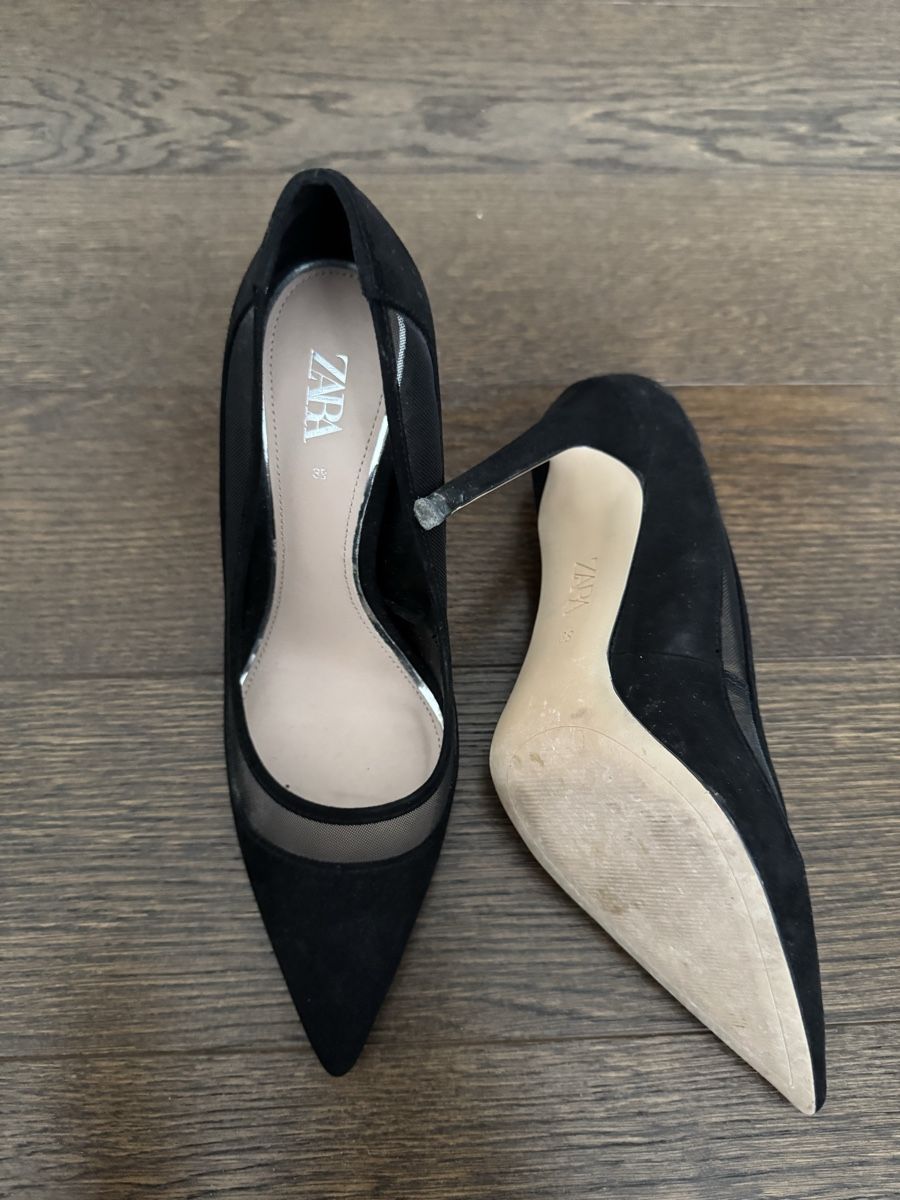 Zara Damenschuhe: Zara Pumps High Heels Gr. 38 schwarz – Gebraucht aus Staufen von M19M 2