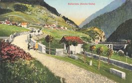 Airolo TI Bellavista veduta della valle treno