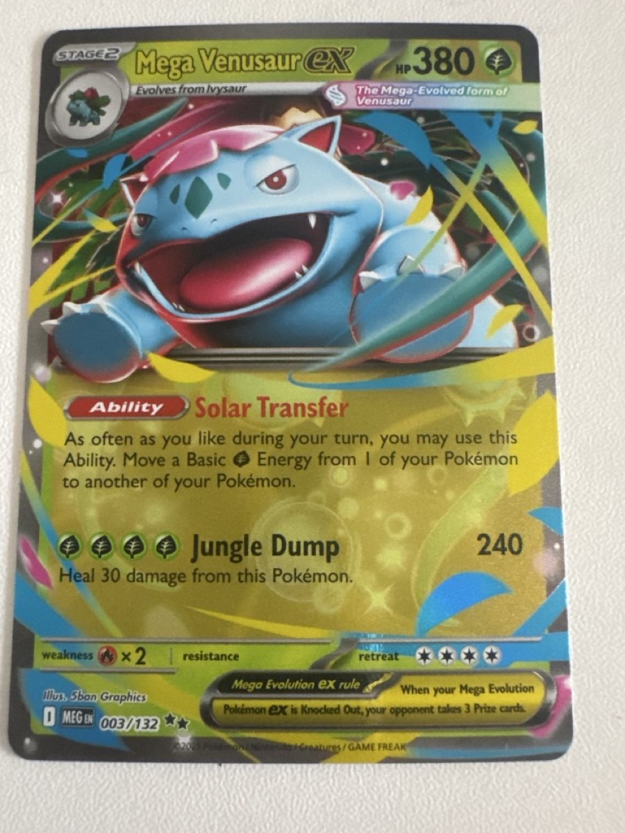 Pokémon Carte collezionabili: Mega Venusaur EX Pokemon Card - Great Condition! – Nuovo (secondo la descrizione) da Zug venduto da axx3l