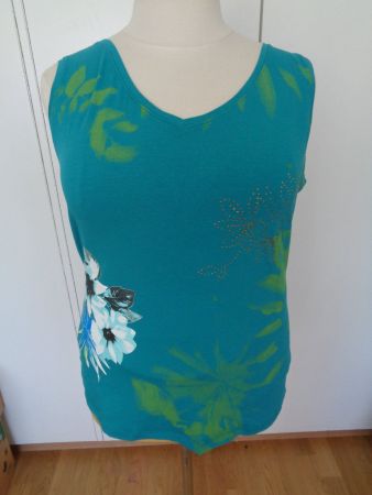 Top vert cotton, T. 44, 46, 48, 50, 52