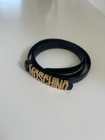 Moschino Guertel, schwarz mit gold, Top Zustand, neuwertig