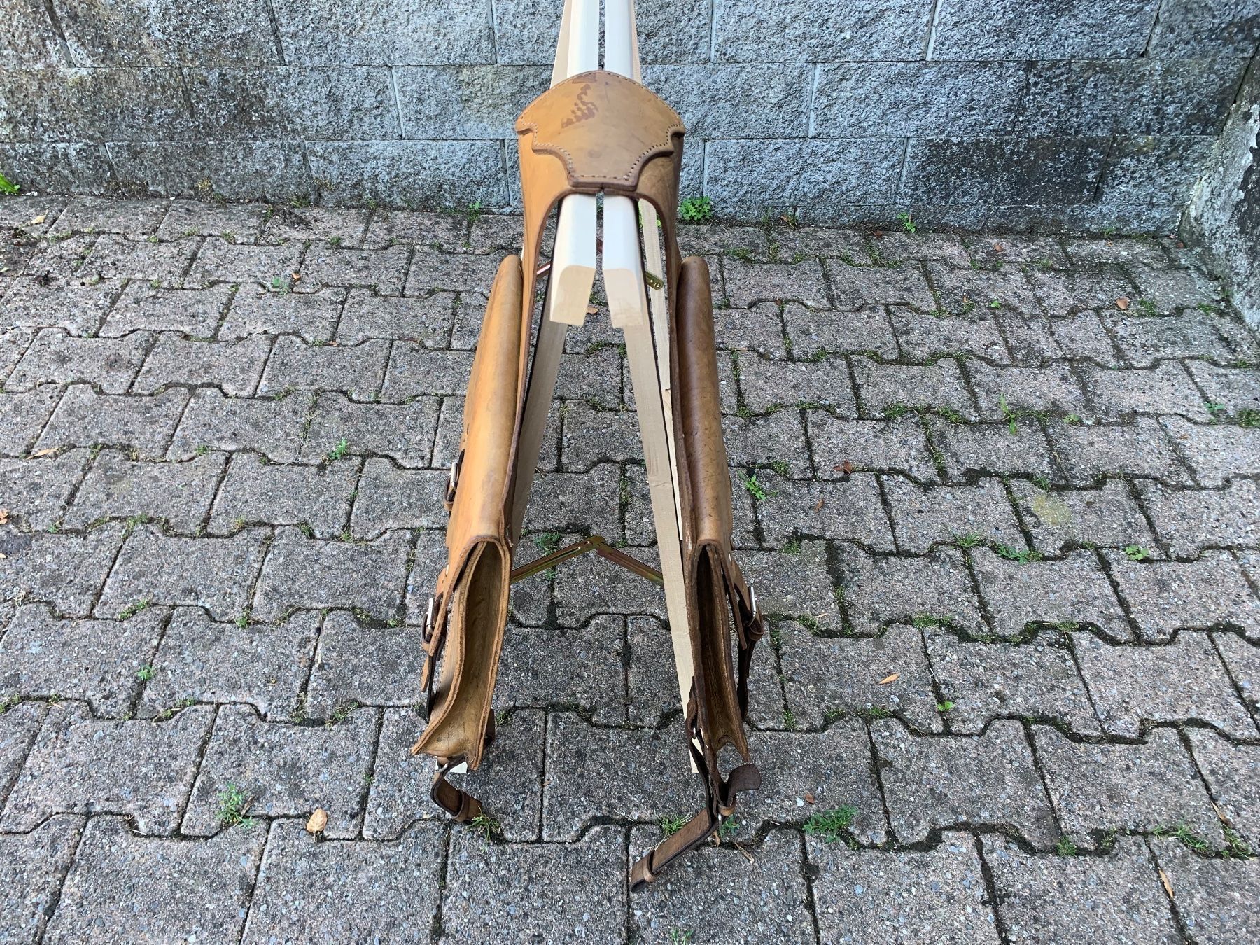 Mofas: schöne Satteltaschen aus Leder – Gebraucht aus Feldbach von Olive1 5
