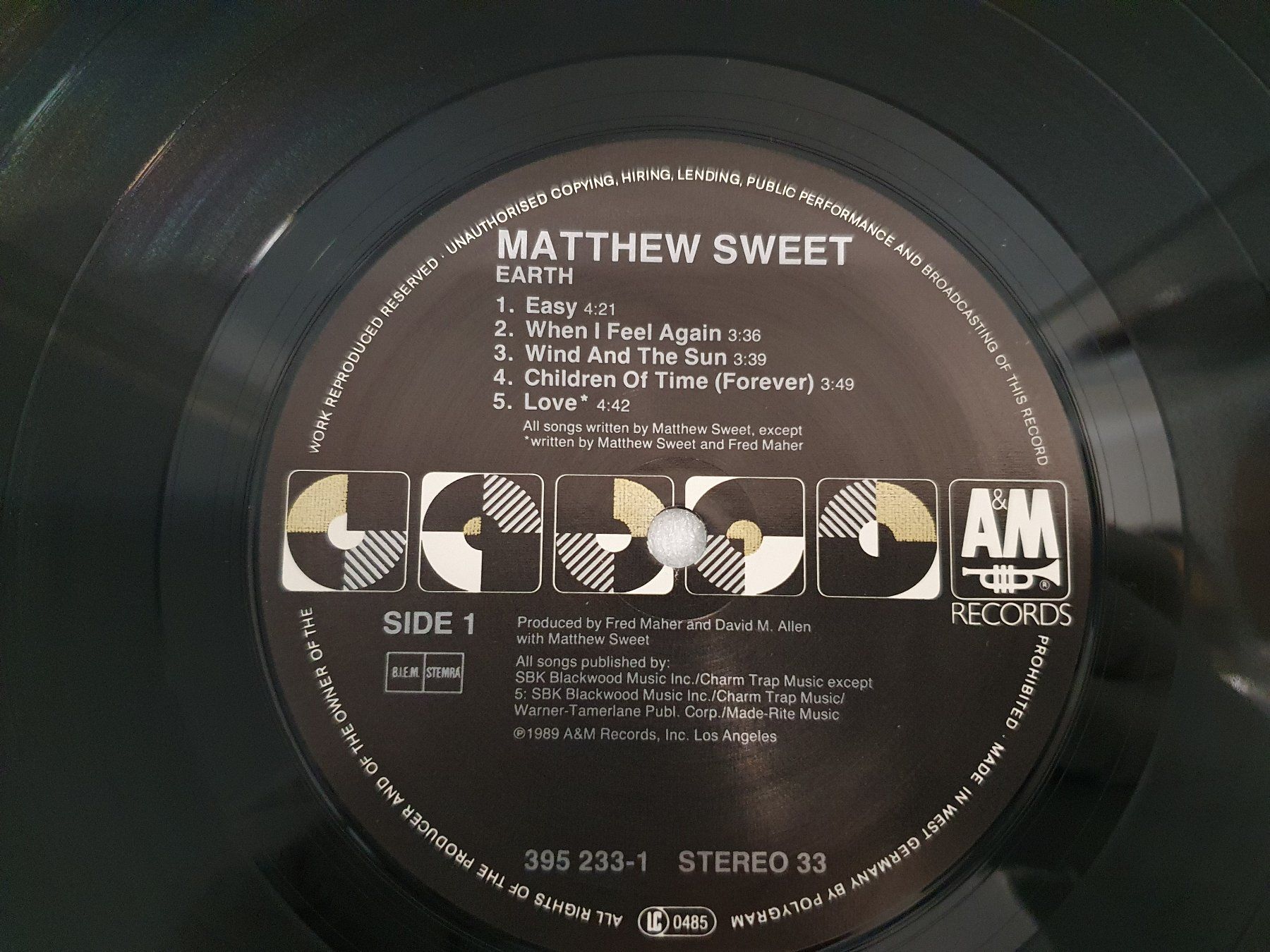 Dischi in vinile: Matthew Sweet – Earth – Usato da Uster venduto da Vinyl-Leidenschaft 3