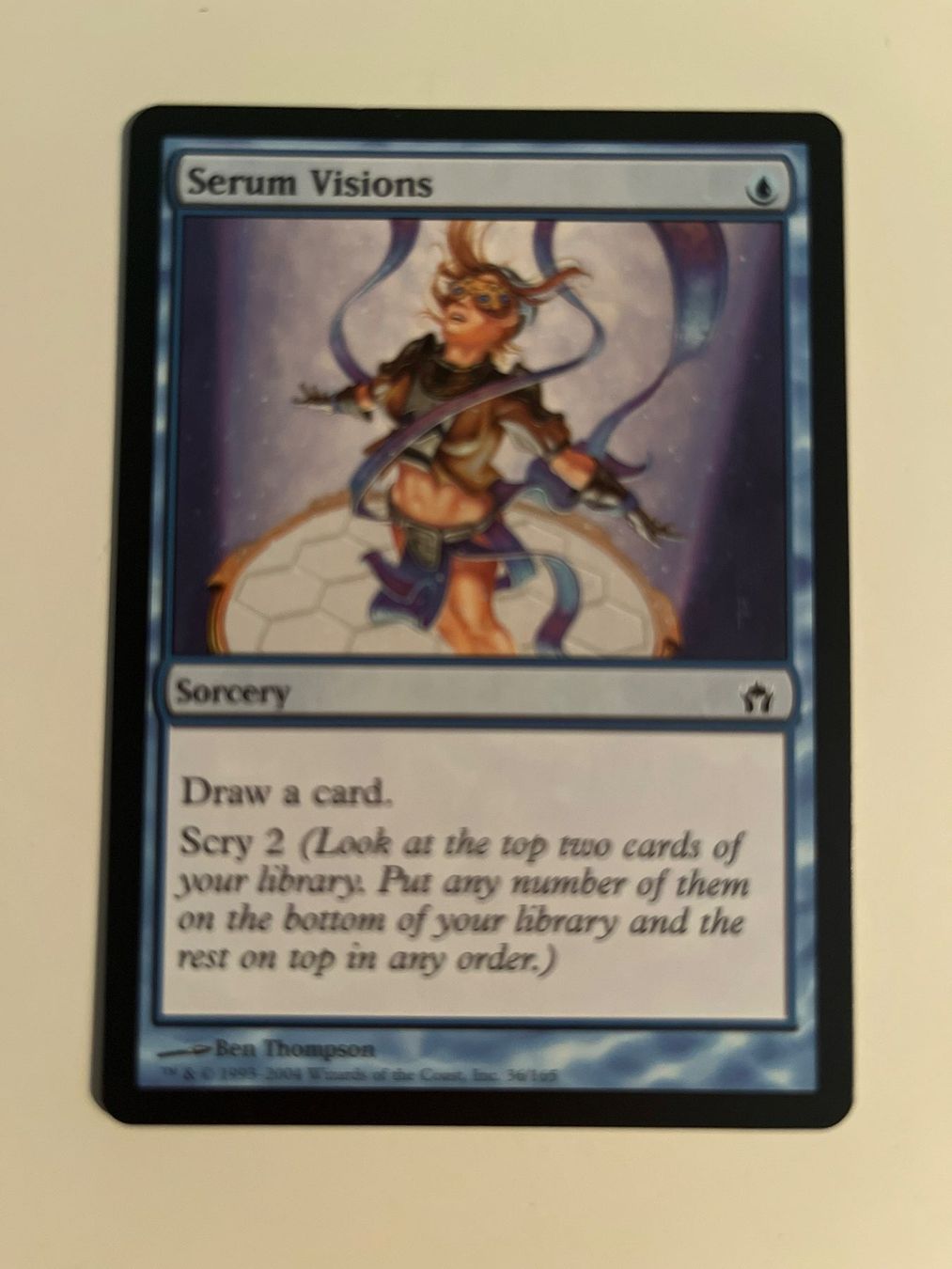 Magic The Gathering Carte collezionabili: 1 x Serum Visions - Magic: The Gathering - MtG – Usato da Kriens venduto da Shadi1980