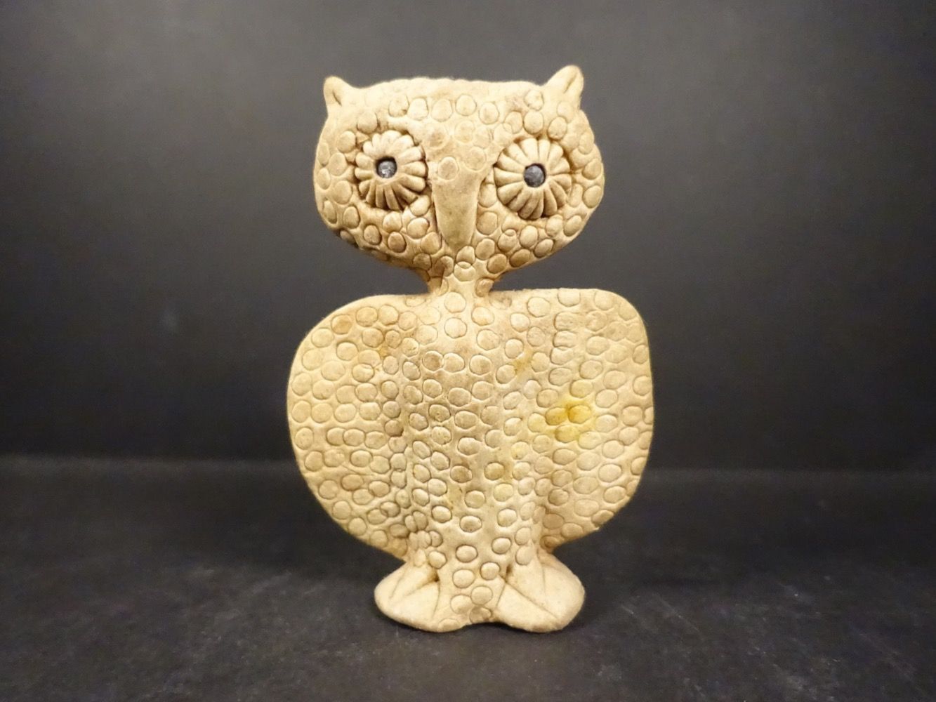 Statuette: Eule aus Leder – Usato da Russikon venduto da Eulenfeder 1