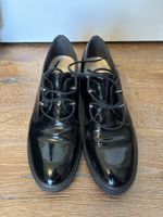 Schuhe Pazolini schwarz Lackleder Grösse 38