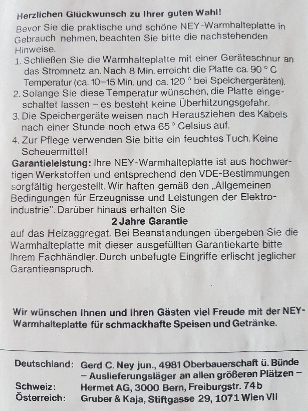 Elettrodomestici da cucina: NEY-WARMHALTEPLATTE – Usato da Sax venduto da prinzenrollen 4