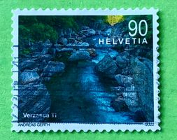 Nr.1860 Schweizer Flusslandschaften GESTEMPELT 2022  ﻿  