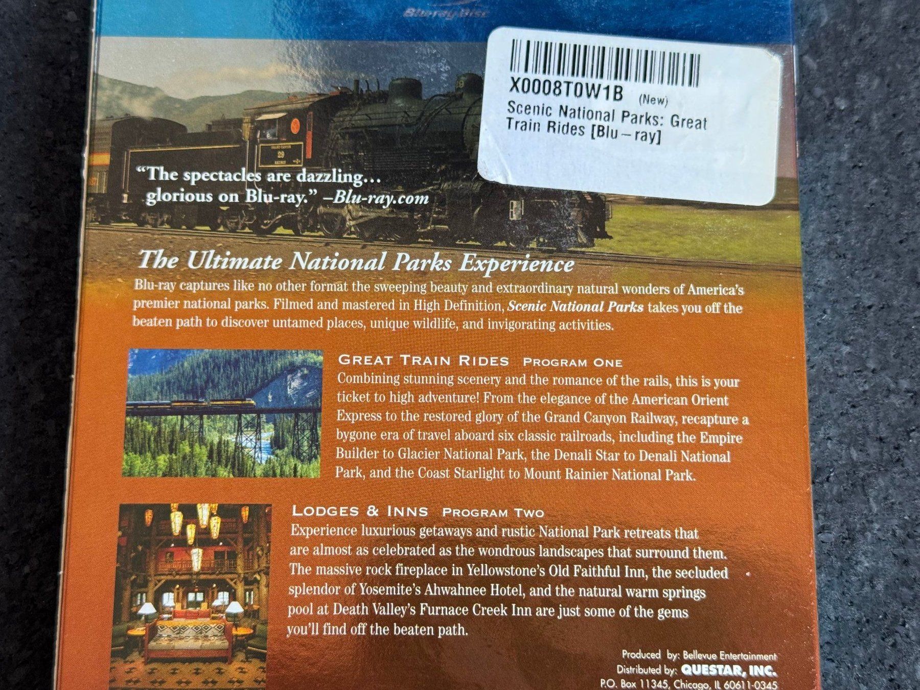 Tutti i DVDs: Scenic National Parks Blu-ray Disc Great Train Rides – Nuovo (secondo la descrizione) da Fribourg venduto da tschjoly 2