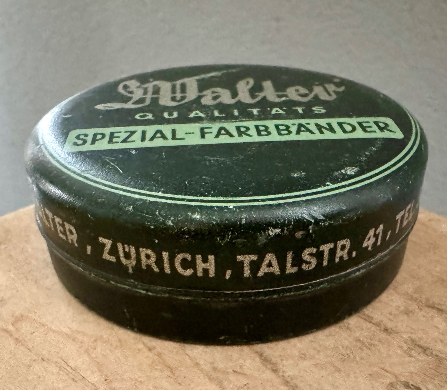 Barattoli: Antike Blechdose Farbband WALTER – Usato da Rothrist venduto da Luckywinner 1