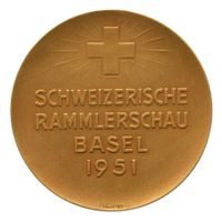 Medaille 1951 Rammlerschau Basel