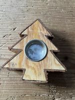 Holz-Tannenbaum Kerzenständer für Rechaud-Kerzen, Weihnachte
