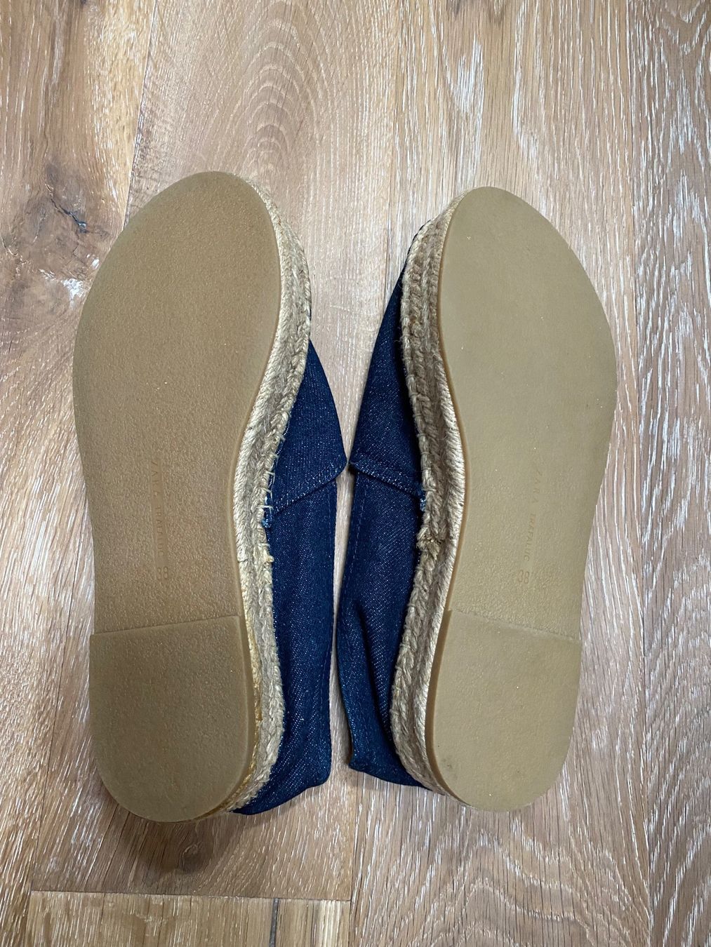 Zara Damenschuhe: Great blue Jean espadrilles. EUR38 – Neu (gemäss Beschreibung) aus Grund b. Gstaad von PlageNeigeplus 2