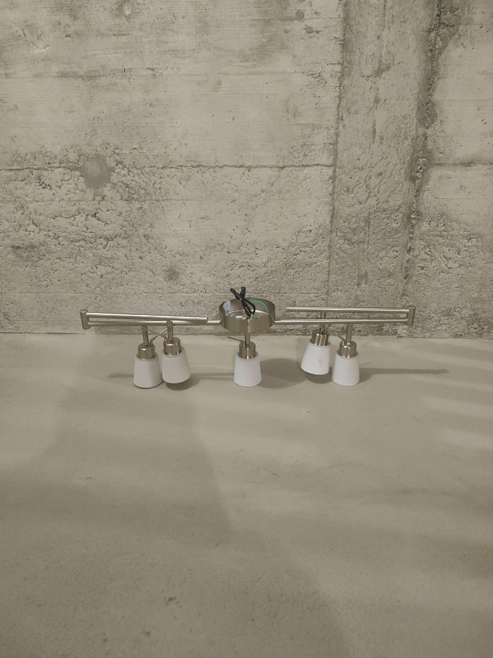Ikea Lampadari & plafoniere: Deckenleuchte IKEA Tidig 5 Strahler silber – Usato da Unterägeri venduto da PaF_592 1