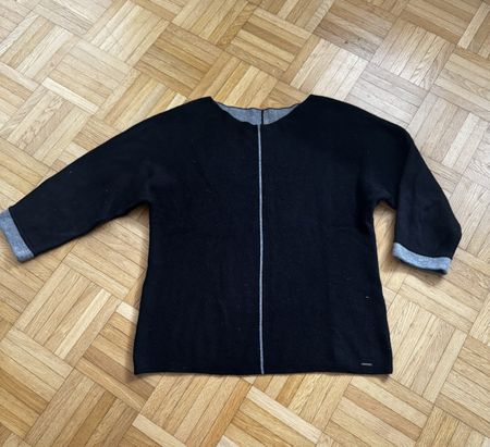 Damen Pullover s.Oliver schwarz grau guter Zustand