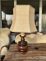 Holz Lampe, Vintage Design, für gemütliches  Licht💡 (52)