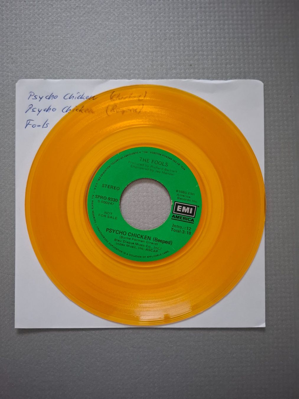 Schallplatten: Fools - Psycho Chicken – Gebraucht aus Arbon von pendulum 2