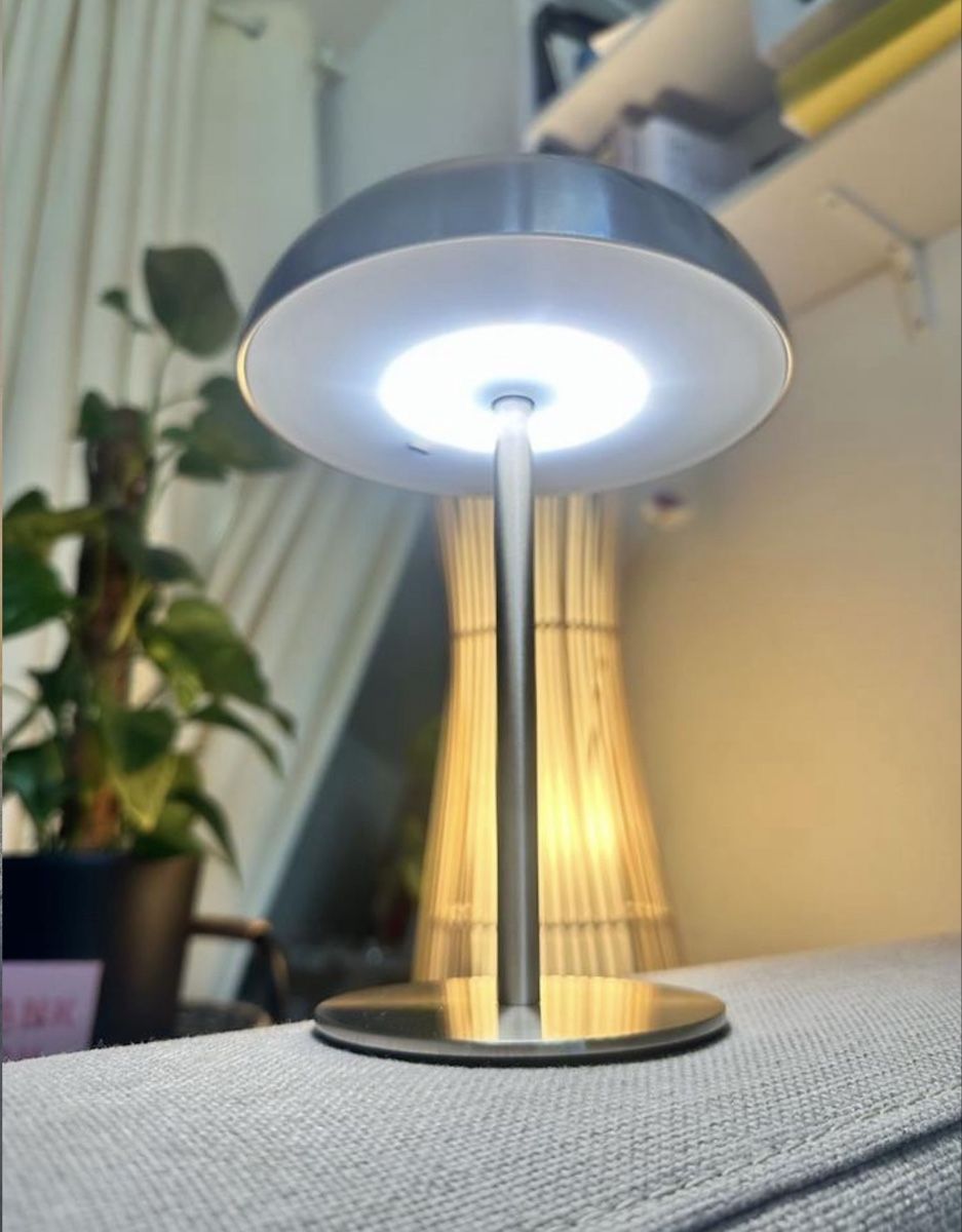 Lampade: Pilzlampe Silber Designklassiker – Nuovo (secondo la descrizione) da Bern venduto da ray_xzn9 2