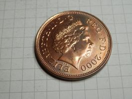 Großbritannien 2 Pence, 2000 neu