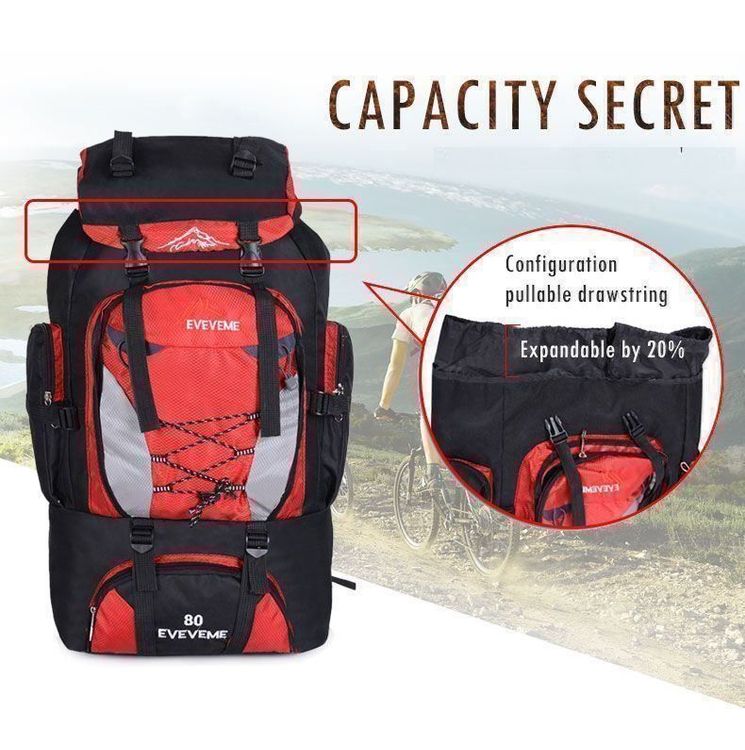 NEU Wander und Reise - Rucksack 80L Blau (Neu und originalverpackt) in ...