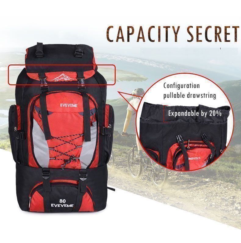 Zaini: WanderRucksack und Reiserucksack 80L Blau – Nuovo e nell'imballaggio originale da St. Margarethen TG venduto da ursk10 4