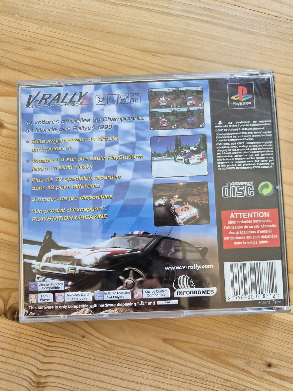 Sony Giochi: V-Rally 2 Playstation 1 (PS1) – Usato da La Joux FR venduto da car_ck96 2