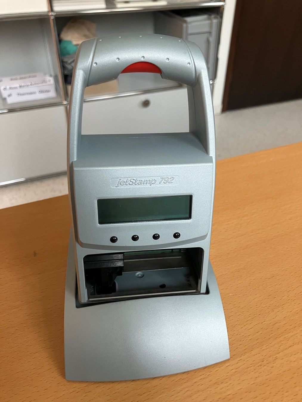 Timbri: Reiner JetStamp 792 timbro elettronico portatile – Usato da Origlio venduto da Zeto.81 1