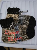 Warme, handgestrickte Wollsocken neu!