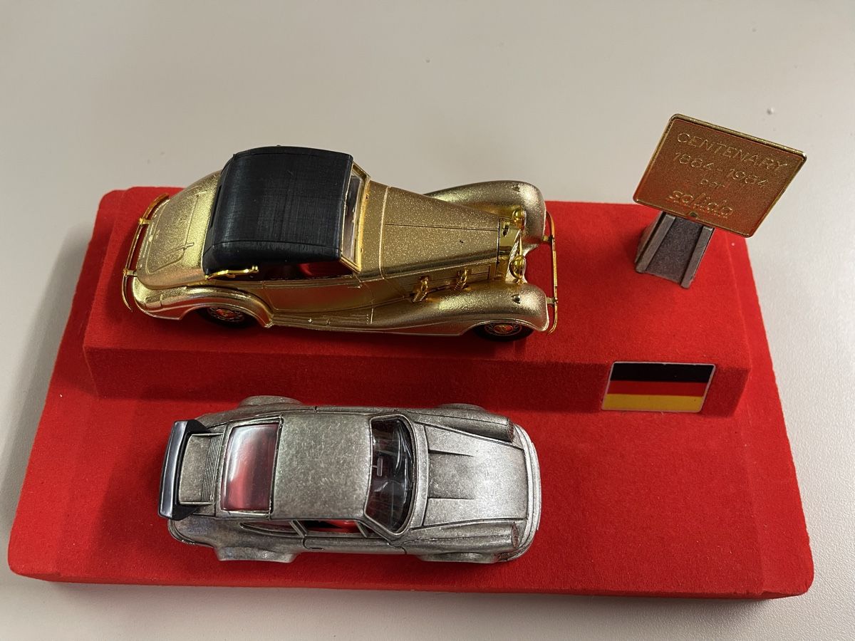 Solido Modellautos: Solido Centenary 1864-1964 Set: Porsche & Mercedes Oldtimer! – Gebraucht aus Siebnen von speedy63 7